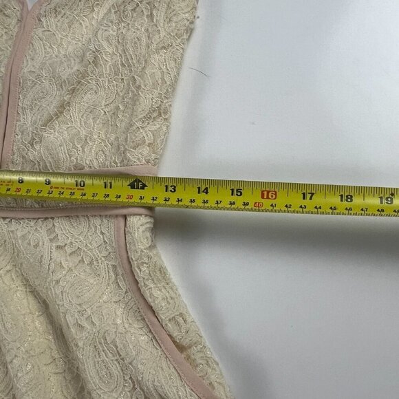 Pins and Needles strapless mini dress  lace cream size M - Picture 7 of 10